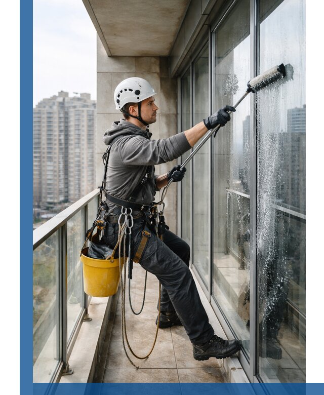 Профессиональная мойка балконного остекления в Шатуре