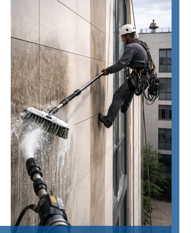 Мойка фасада из керамогранита в Шатуре от 307 р. | ВЫСОТНИК-Штр