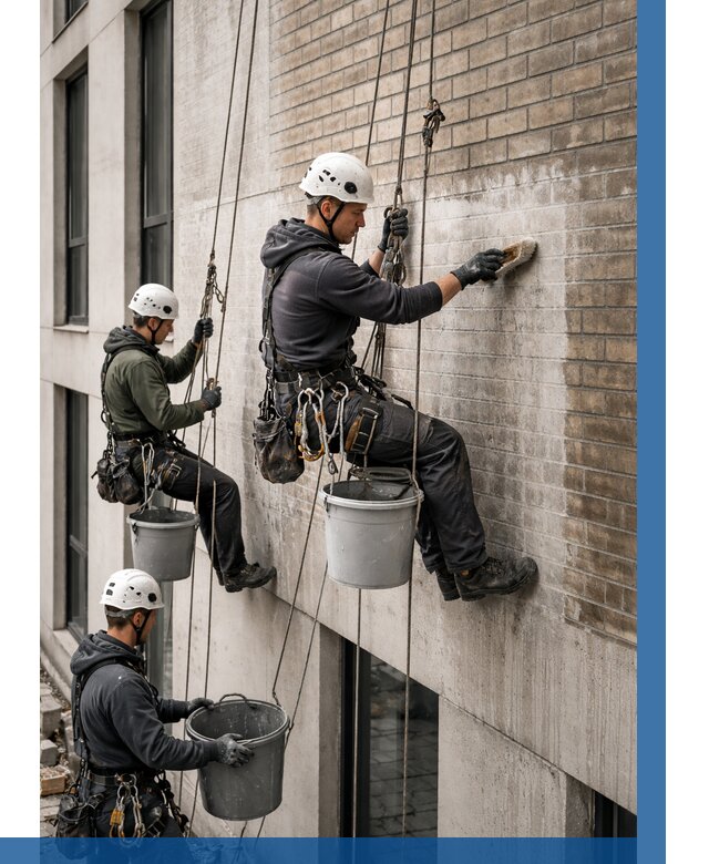 Удаление высолов с фасада в Шатуре от 256 р. | ВЫСОТНИК-Штр