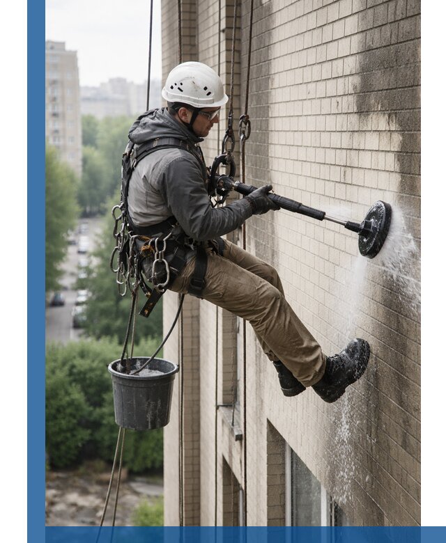 Очистка фасада от копоти в Шатуре профессионально и безопасно