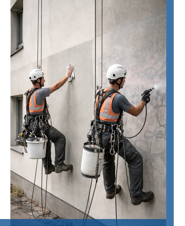 Антиграффити покрытие фасада в Шатуре от 615 р. | ВЫСОТНИК-Штр