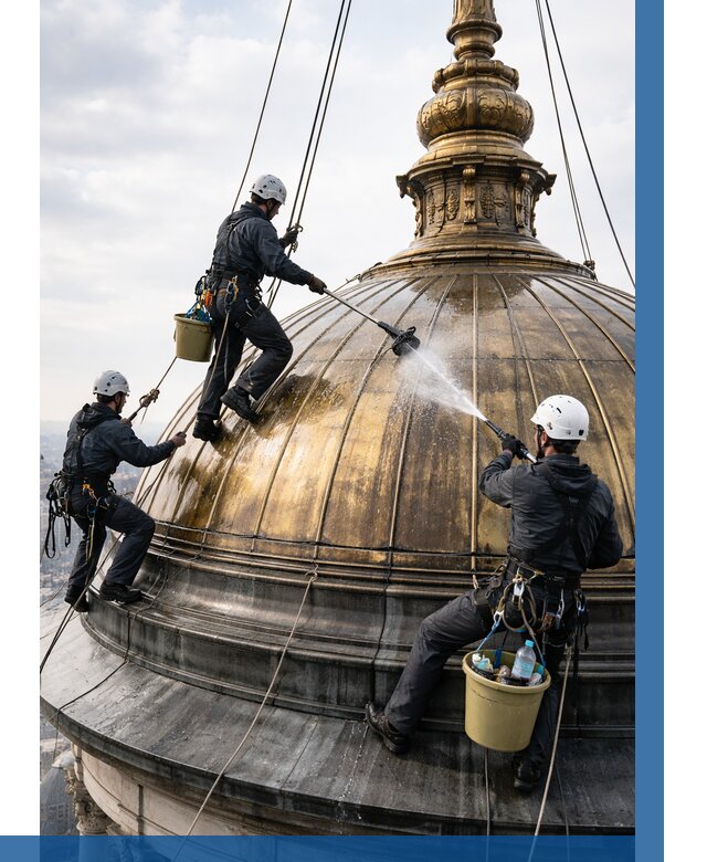 Мойка куполов и шпилей в Шатуре от 8195 р. - заказать | ВЫСОТНИК-Штр