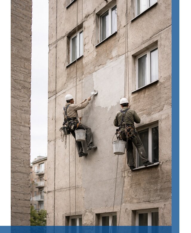 Косметический ремонт фасада в Шатуре от 1127 р. | ВЫСОТНИК-Штр