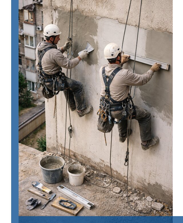 Комплексный ремонт штукатурного фасада с гарантией в Шатуре