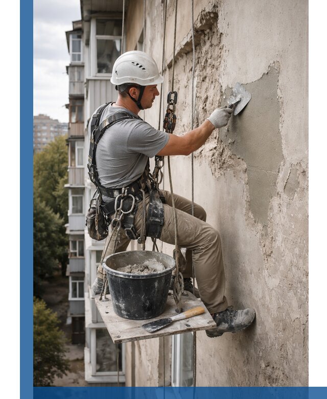 Восстановление фасадной штукатурки в Шатуре с гарантией качества