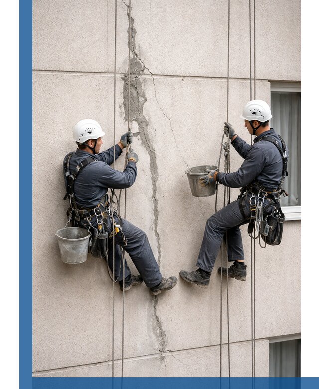 Заделка трещин на фасаде в Шатуре с гарантийным ремонтом