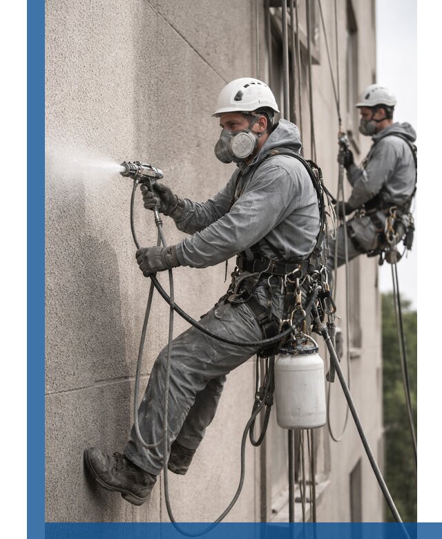 Безвоздушная покраска фасадов зданий в Шатуре профессионально