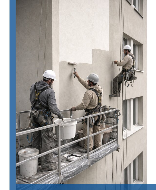 Покраска оштукатуренного фасада в Шатуре под ключ с гарантией