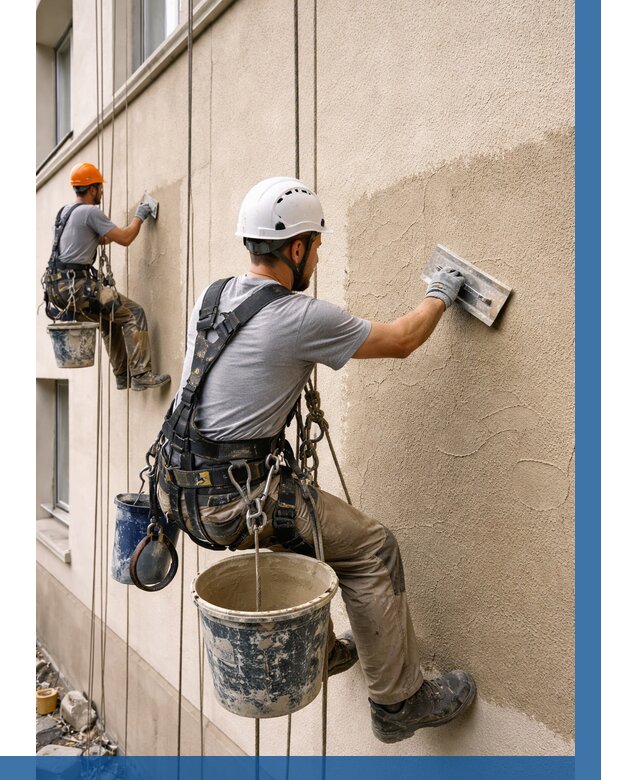 Декоративная штукатурка фасада в Шатуре от 1229 р. | ВЫСОТНИК-Штр