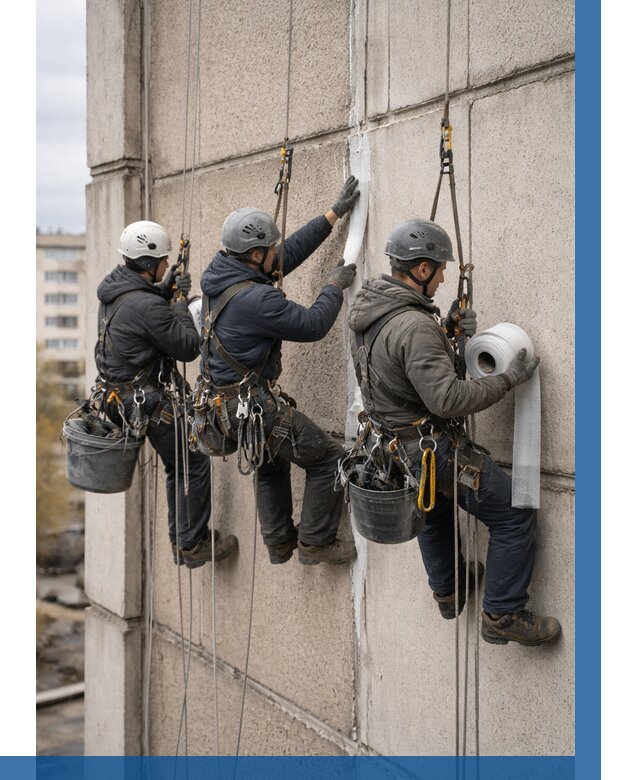 Ремонт межпанельных швов в Шатуре от 768 р. | ВЫСОТНИК-Штр