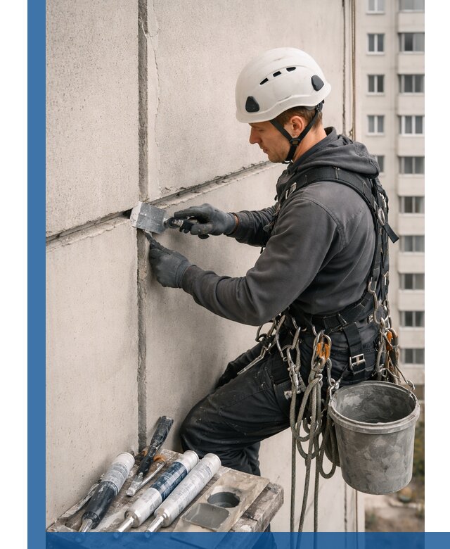 Ремонт межпанельных швов в Шатуре герметизация и восстановление