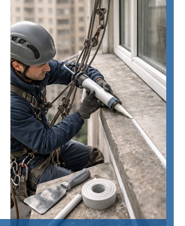 Герметизация балконного козырька в Шатуре от 4610 р. | ВЫСОТНИК-Штр