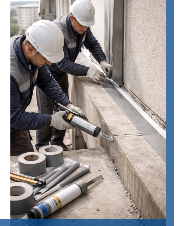 Герметизация примыкания балкона в Шатуре от 4610 р. | ВЫСОТНИК-Штр