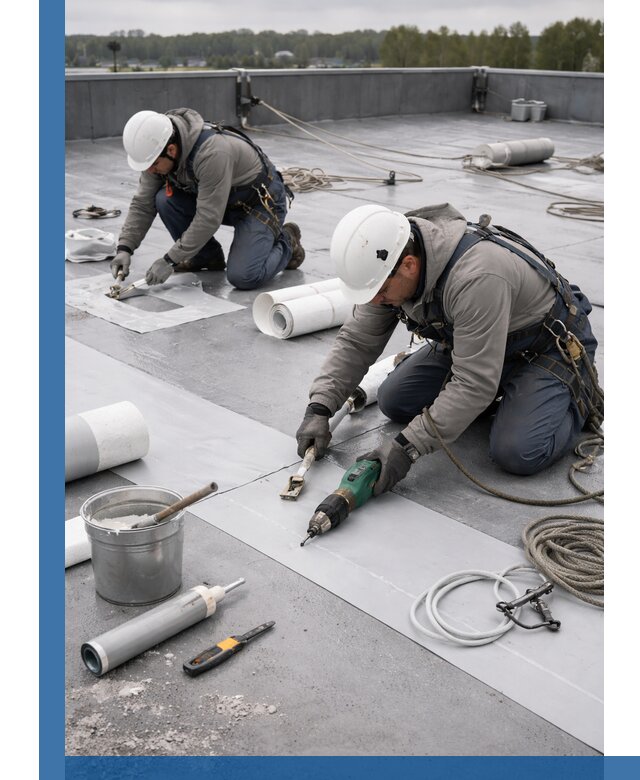 Ремонт мембранной кровли в Шатуре качественно и с гарантией