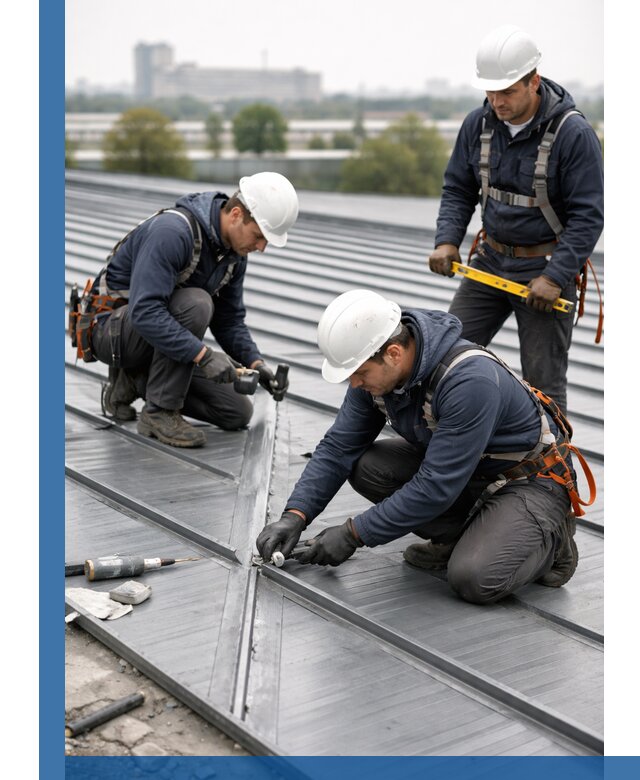 Ремонт фальцевой кровли в Шатуре срочно и качественно