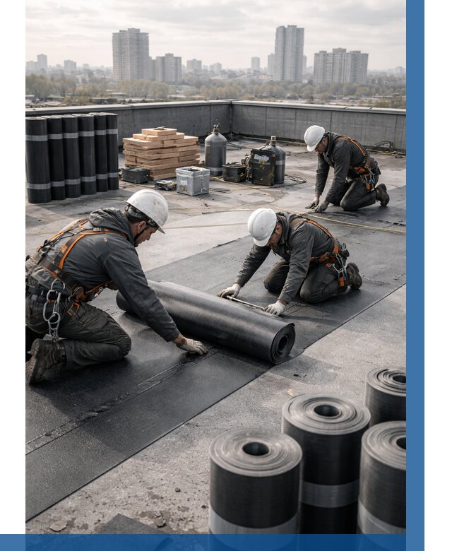 Монтаж мягкой кровли под ключ в Шатуре от 461 р. | ВЫСОТНИК-Штр