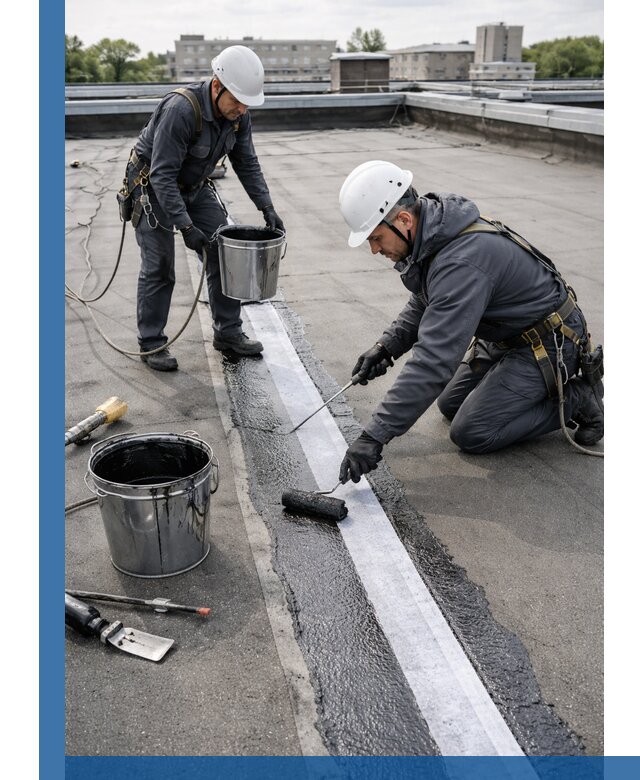 Гидроизоляция кровли мастикой в Шатуре надежная защита