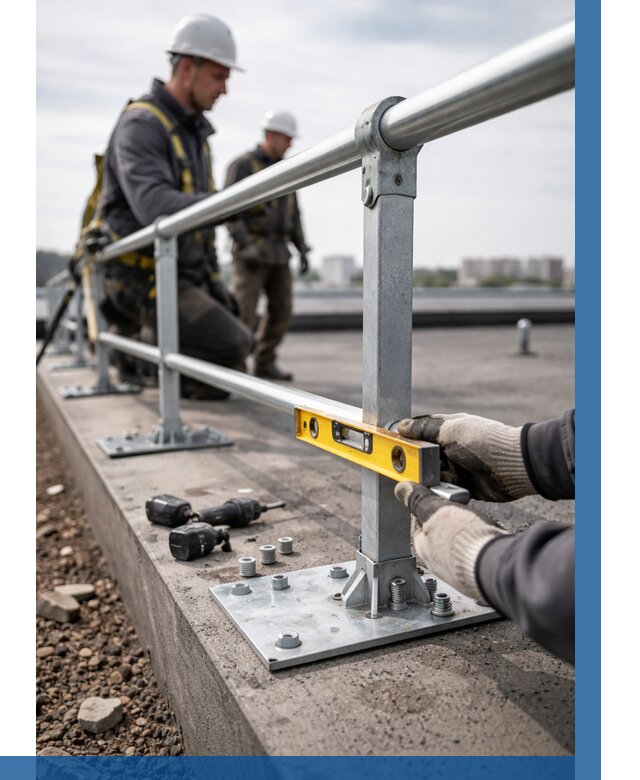 Монтаж кровельного ограждения в Шатуре от 1229 р. | ВЫСОТНИК-Штр