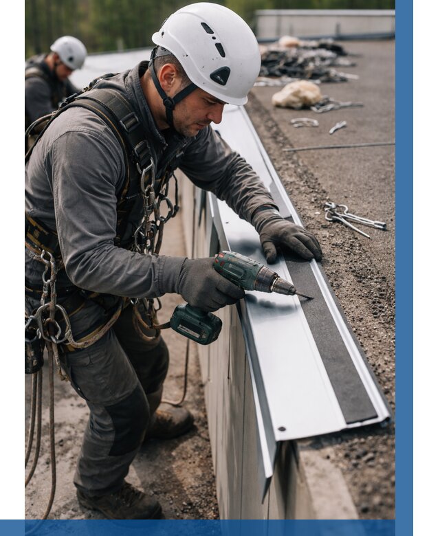 Монтаж капельника на кровле в Шатуре от 307 р. | ВЫСОТНИК-Штр