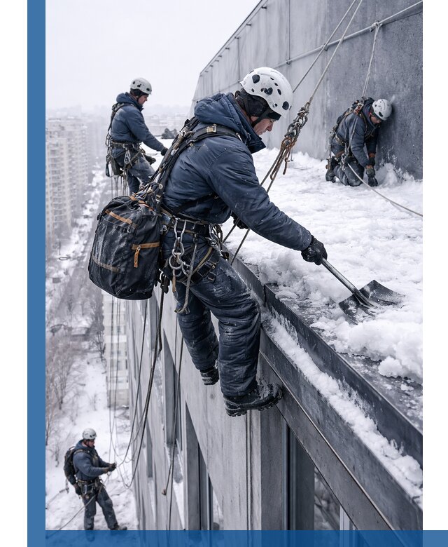 Абонентское обслуживание кровли зимой в Шатуре регулярный уход