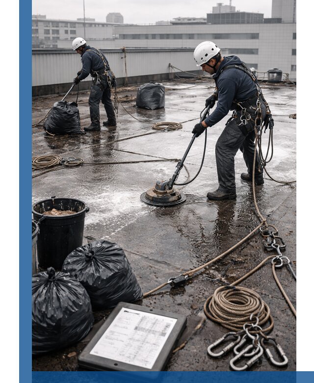 Плановая очистка кровли по графику в Шатуре для безопасности