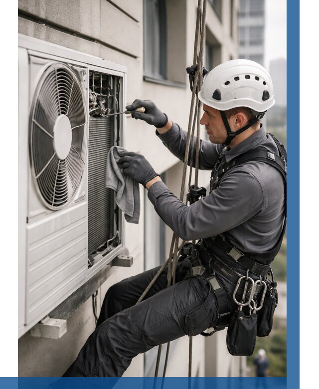 Обслуживание внешнего блока кондиционера в Шатуре от 2766 р.ВЫСОТНИК-Штр