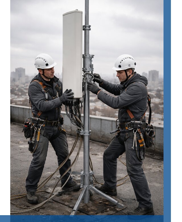 Монтаж антенн связи на крыше в Шатуре от 8707 р. | ВЫСОТНИК-Штр