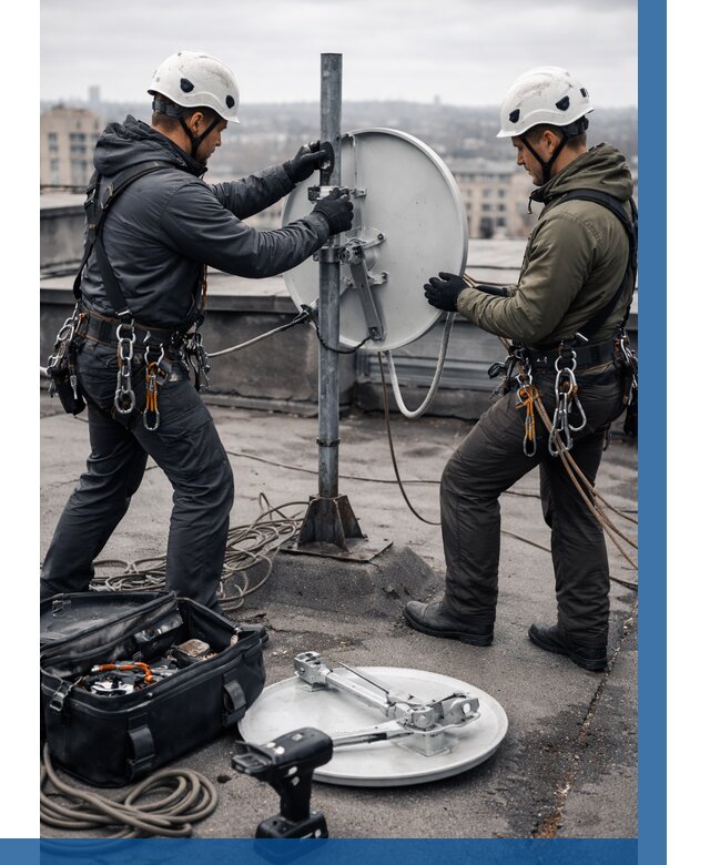 Демонтаж антенн на крыше в Шатуре от 4610 р. | ВЫСОТНИК-Штр