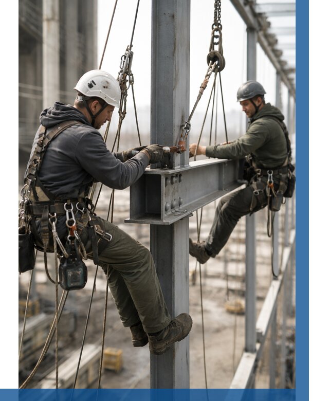 Монтаж металлоконструкций на высоте в Шатуре от 3585 р. | ВЫСОТНИК-Штр