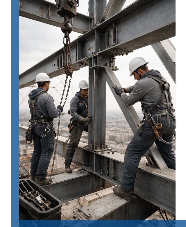 Профессиональный монтаж металлоконструкций на высоте в Шатуре