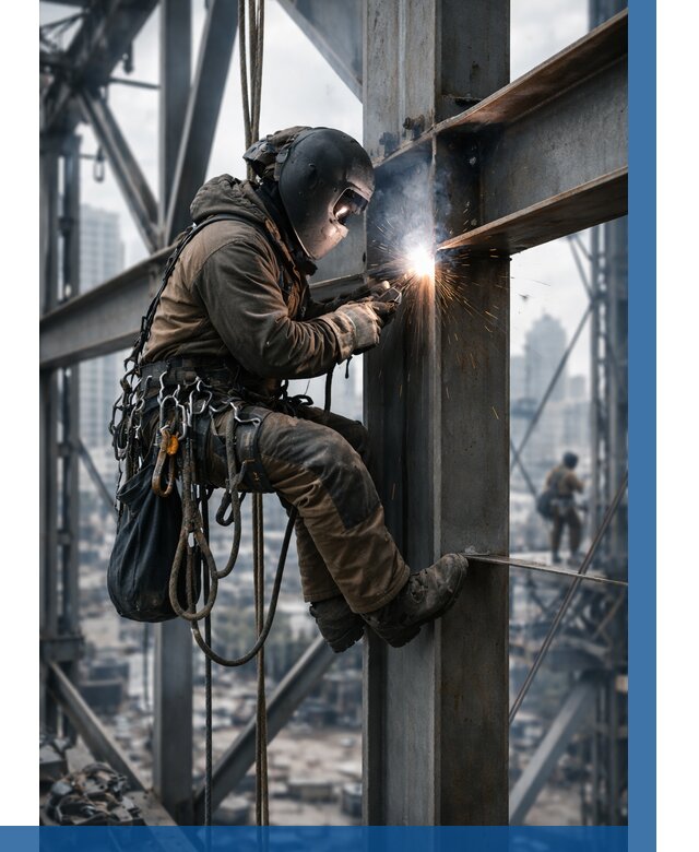 Высотные сварочные работы в Шатуре от 3585 р. | ВЫСОТНИК-Штр