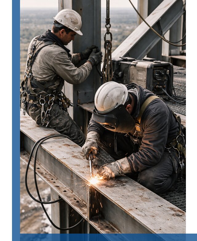 Высотные сварочные работы в Шатуре для промышленных объектов