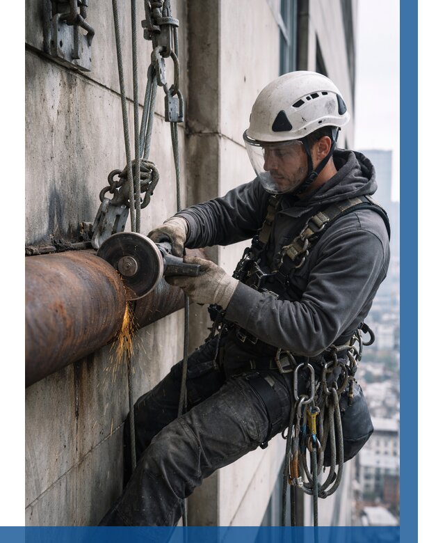 Резка металла на высоте в Шатуре по цене от 4610 р. | ВЫСОТНИК-Штр