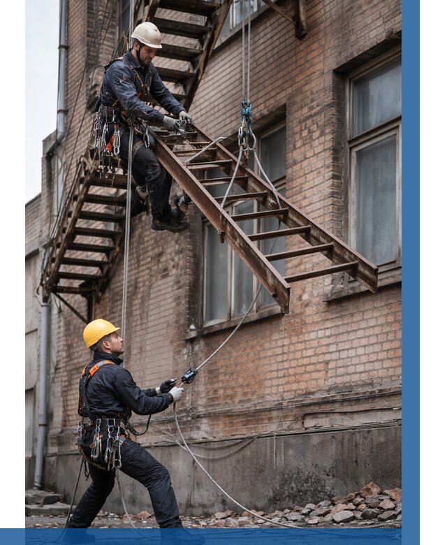 Демонтаж пожарной лестницы в Шатуре от 12293 р. | ВЫСОТНИК-Штр