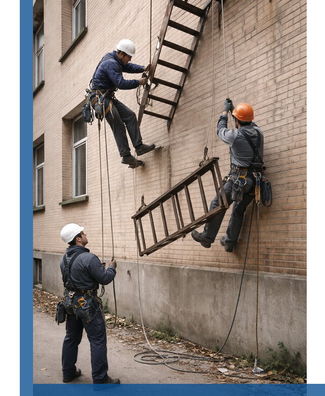 Демонтаж пожарной лестницы в Шатуре быстро и безопасно