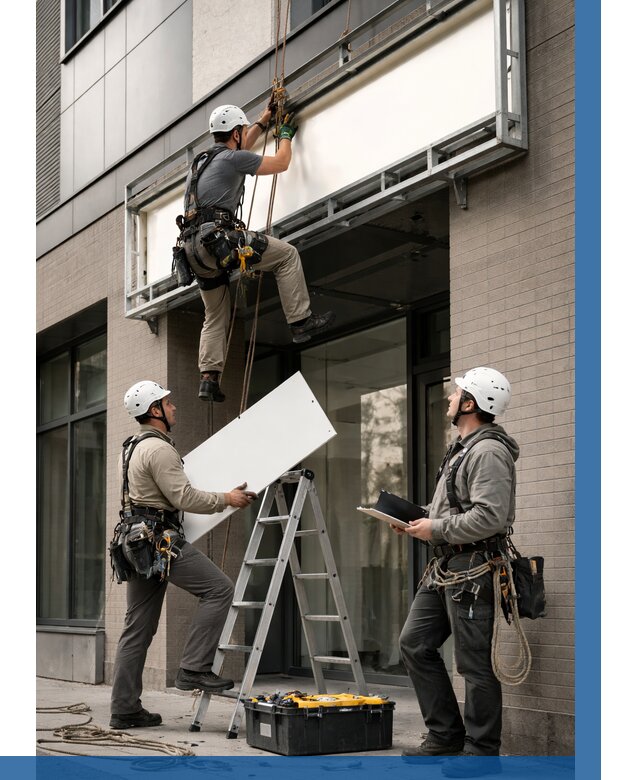 Монтаж светового короба в Шатуре от 6659 р. | ВЫСОТНИК-Штр