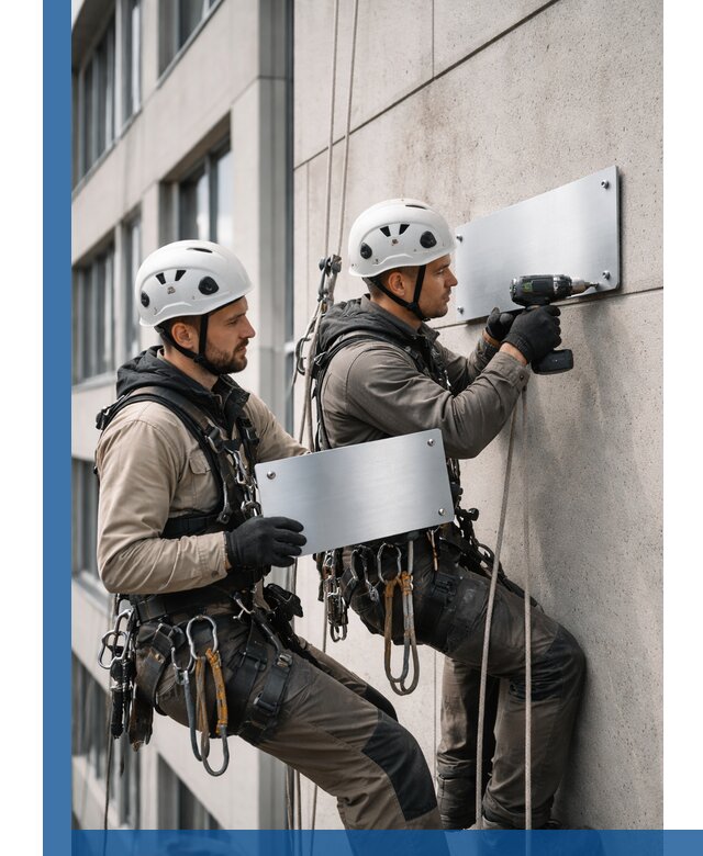 Монтаж табличек и указателей в Шатуре для зданий и сооружений