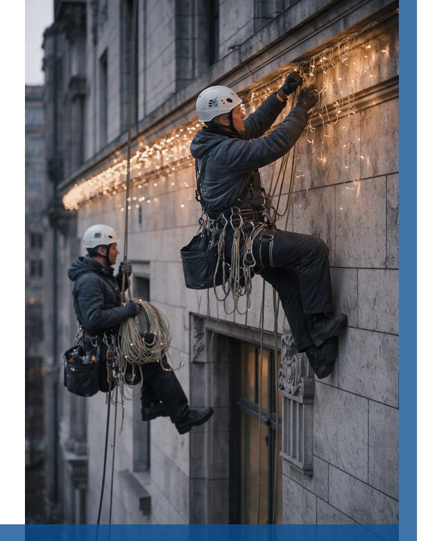 Монтаж новогодней иллюминации в Шатуре от 8707 р. | ВЫСОТНИК-Штр