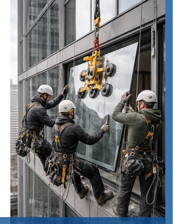 Фасадное остекление зданий под ключ в Шатуре от 10244 р. | ВЫСОТНИК-Штр