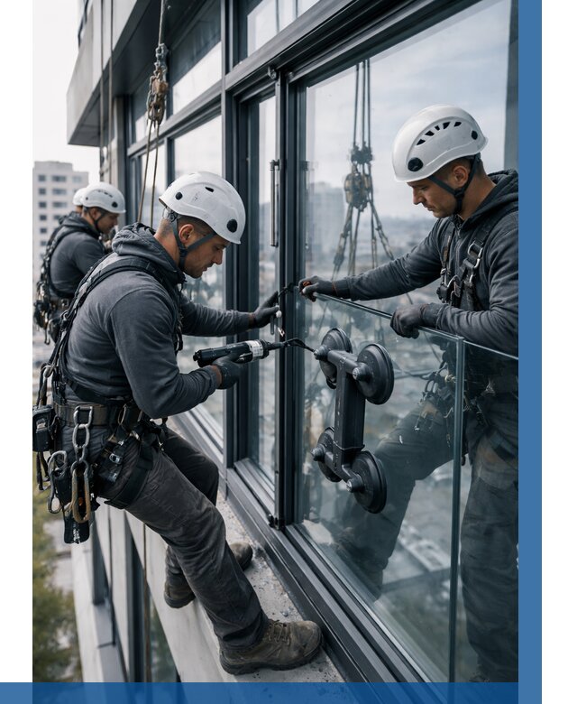 Витражное остекление зданий в Шатуре от 3585 р. | ВЫСОТНИК-Штр