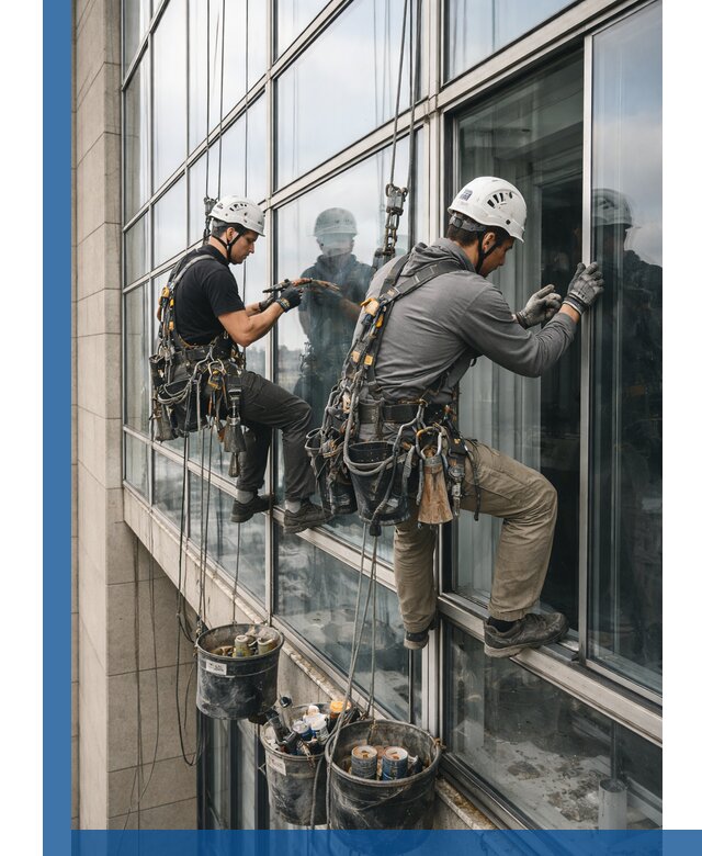 Ремонт витражных конструкций и фасадного остекления в Шатуре