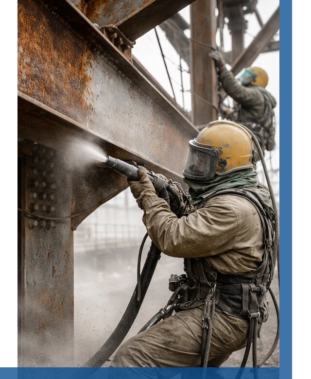 Пескоструйная очистка металлоконструкций в Шатуре по 615 р.  ВЫСОТНИК-Штр