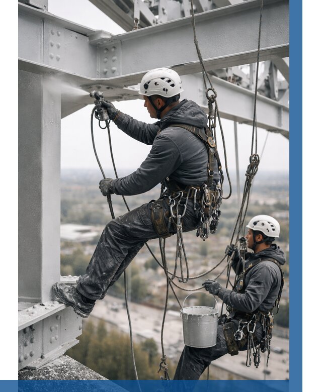 Покраска металлоконструкций на высоте в Шатуре 359 р |ВЫСОТНИК-Штр