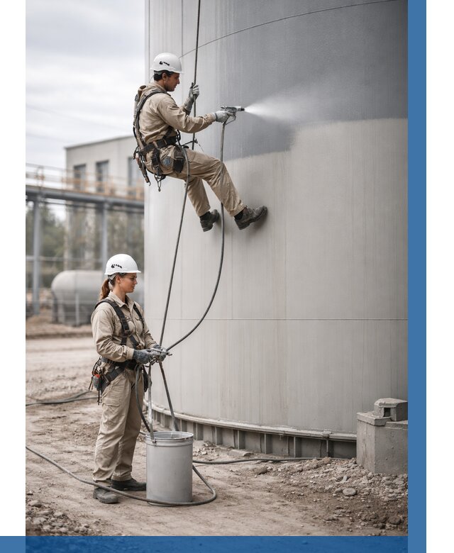 Покраска резервуаров в Шатуре от 1229 р. | ВЫСОТНИК-Штр — заказать