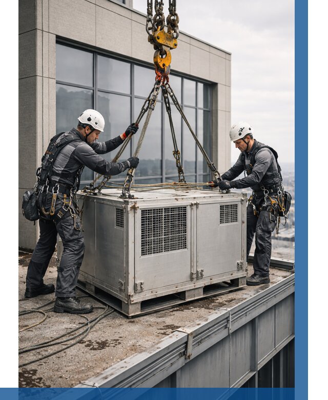 Такелажные работы на высоте в Шатуре от 8195 р. | ВЫСОТНИК-Штр