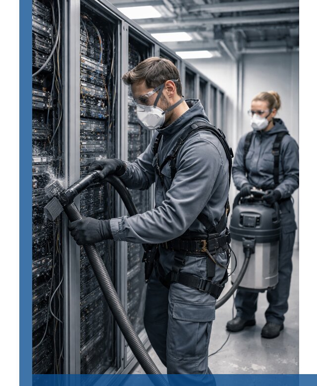 Обеспыливание серверной комнаты в Шатуре, профессиональная очистка