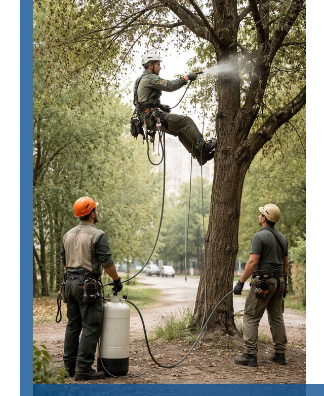 Обработка деревьев от вредителей в Шатуре профессиональная защита