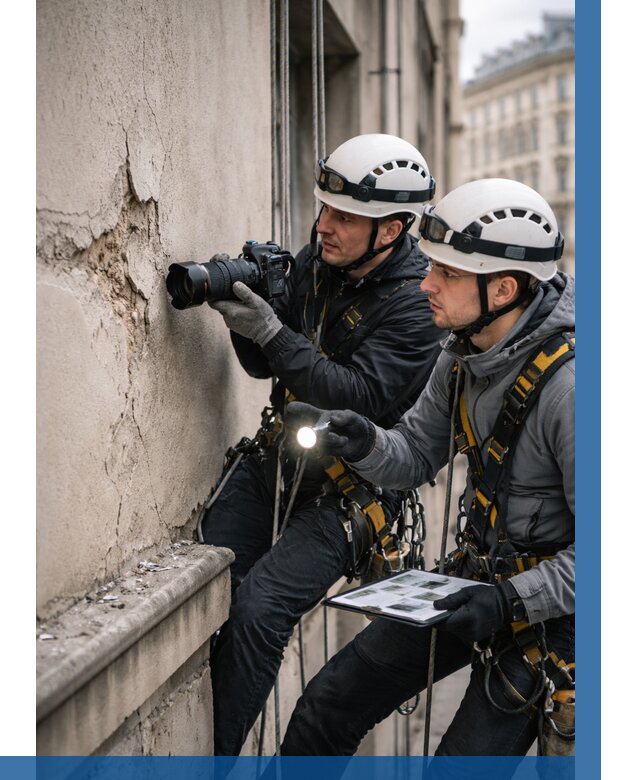 Фотофиксация дефектов фасада в Шатуре от 4610 р. | ВЫСОТНИК-Штр