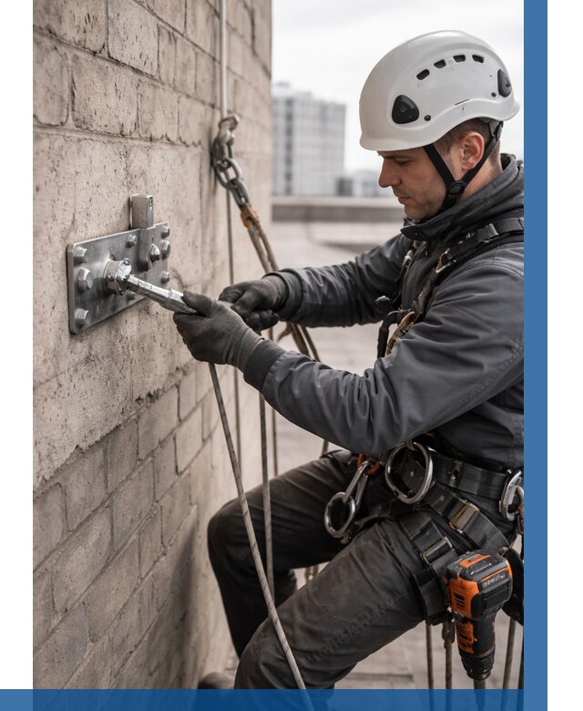 Установка анкерных точек в Шатуре от 3585 р. | ВЫСОТНИК-Штр