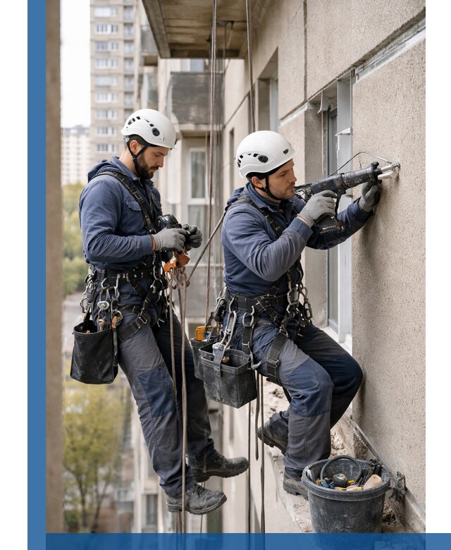 Промышленные альпинисты высотные работы и монтаж в Шатуре